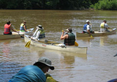 Canoe launch at Confluence